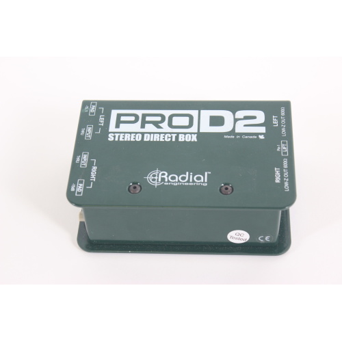 Radial Engineering PRO D2 Stereo Direct Box in Original Box front1