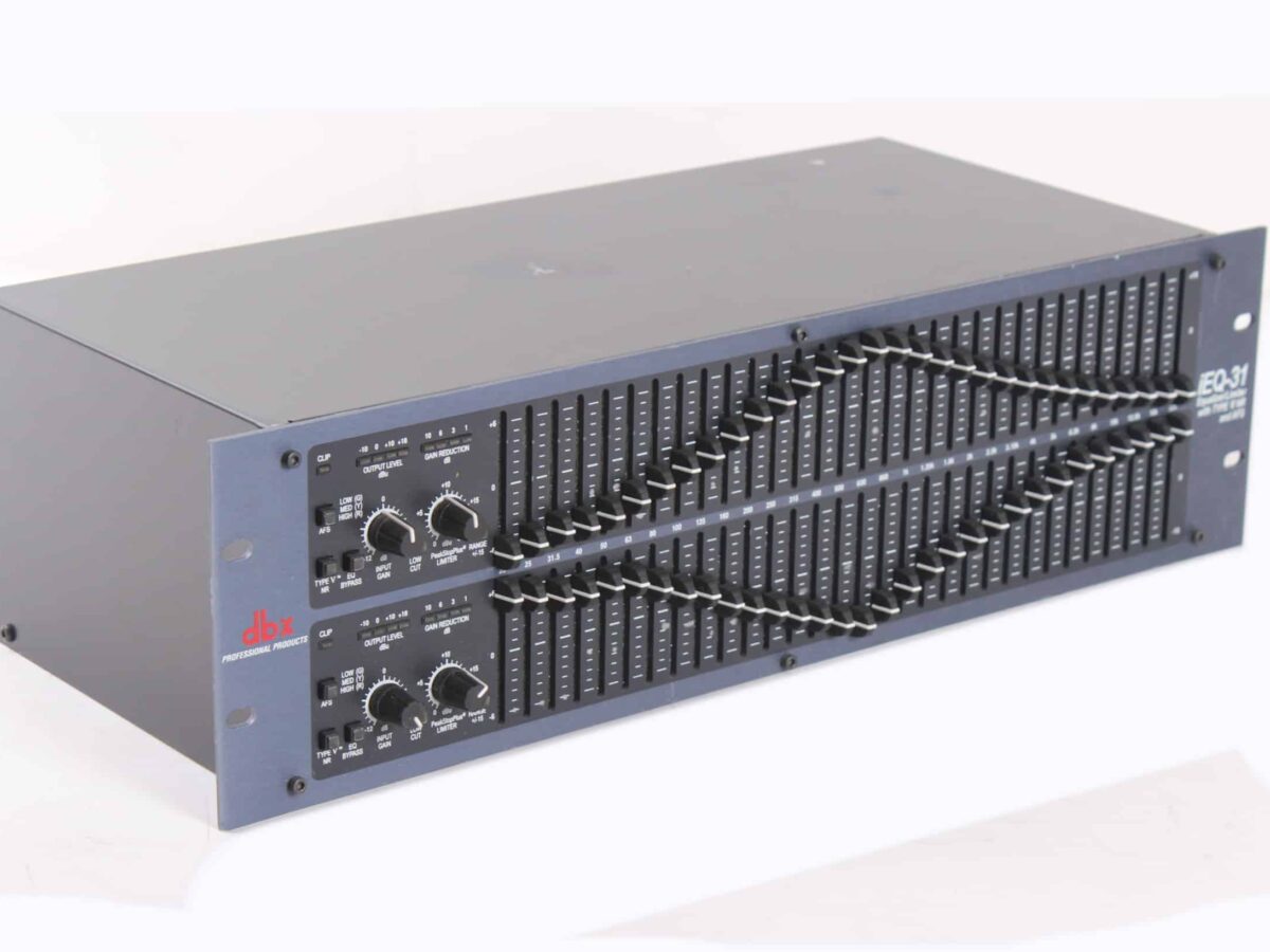 直売公式② DBX 2231 グラフィックイコライザー 配信機器・PA機器・レコーディング機器