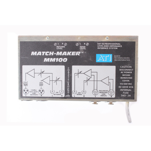 ATI MATCH-MAKER MM100 Level and Impedance Interface top1