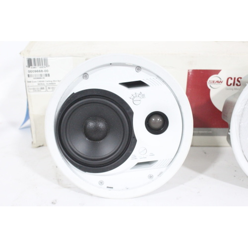 Pair of EAW CIS300 Ceiling-Mounted Two-Way Speakers Missing Grill and Coupler in Original Box - 2