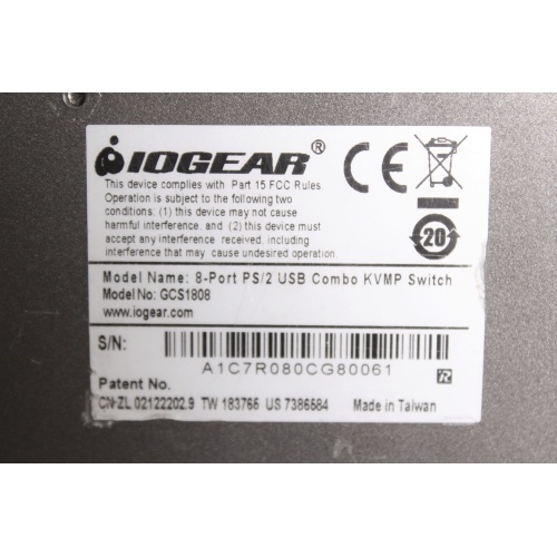 iogear-gcs1808-ultra+-miniview-8-port-usb-ps/2-combo-vga-kvmp-switch-w/-rack-ears-label2