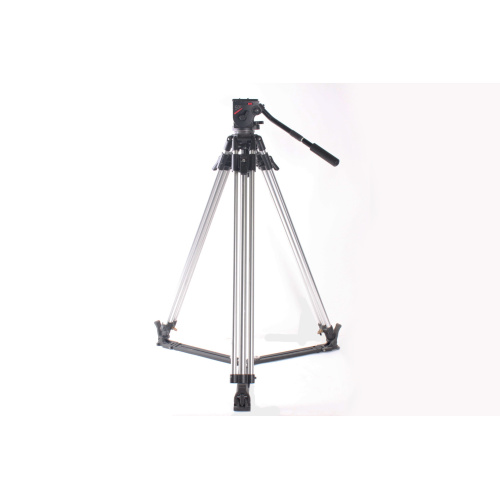 manfrotto-028b-triman-camera-tripod-with-geared-center-column-and-501-fluid-head-side1