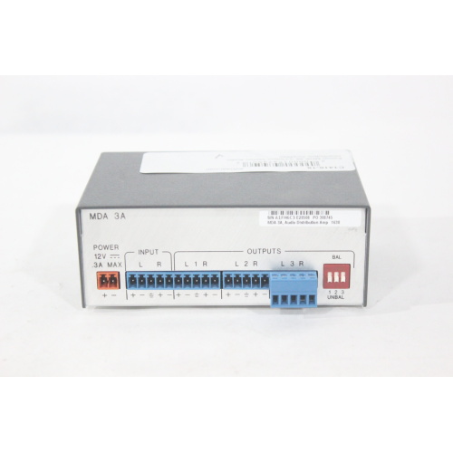 Extron MDA 3A 3-Output Stereo Audio Distribution Amplifier - 4