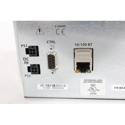 Grass Valley NV9640A 2 RU LCD X-Y Control Panel backplugs