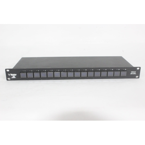 Wohler PRESTO 16x1 SDI Video/Audio Switcher front