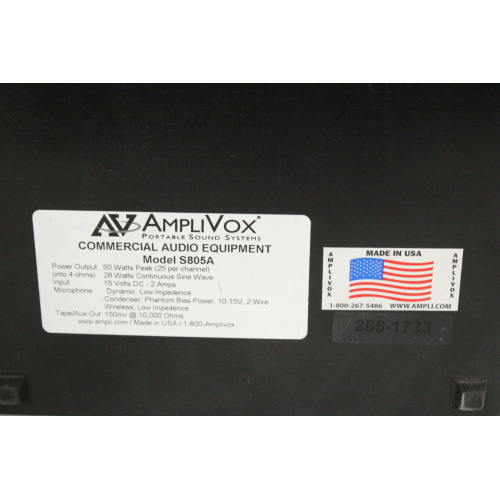 amplivox-s805a-50-watt-multimedia-stereo-portable- pa-amplifier-label1