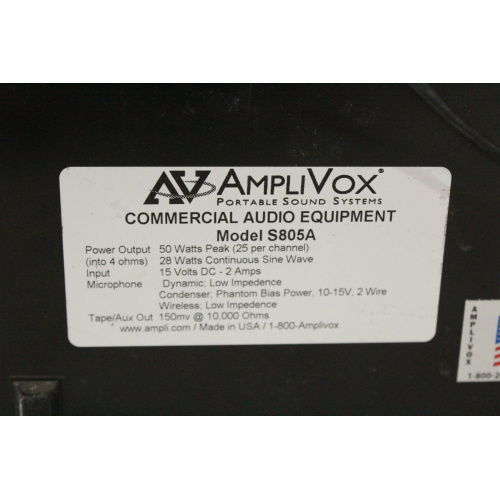 amplivox-s805a-50-watt-multimedia-stereo-portable- pa-amplifier-label1