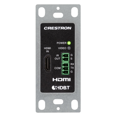 Crestron DM-TX-4KZ-100-C-1G-B-T Wall Plate Transmitter Front