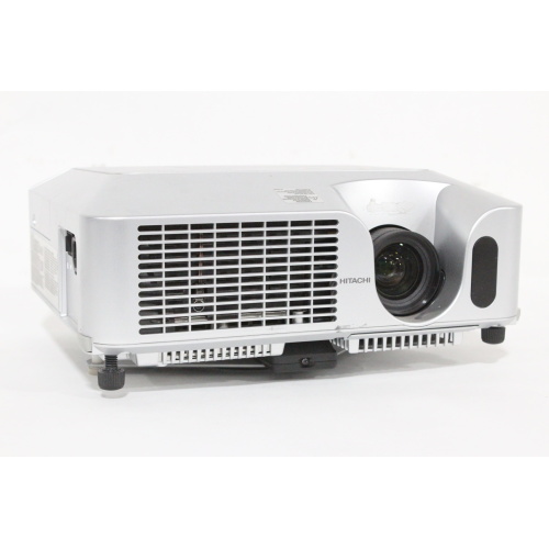 hitachi-cp-x265-multimedia-and-network-lcd-projector-2500-lumens-with-ceiling-mount-and-remote-frontangle1