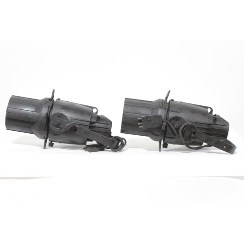 (2) ETC Source 4 750 Watt Ellipsoidal Spotlight, Black, Stage Pin Connection - (120-240V AC)