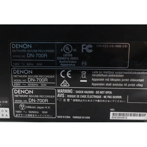 Denon DN-700R Network SD/USB Audio Recorder tag