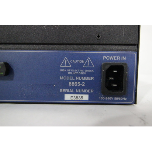 Pathway Connect 8865-2 Gray Interfaces DMX Repeater - (6) 5-Pin Outputs w/ (6) 3-Pin Output Patch Panel back plug