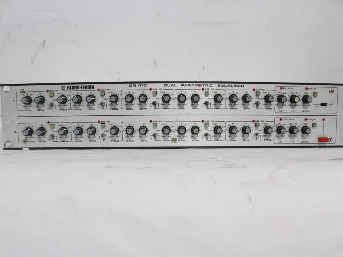 Klark Teknik DN410 2-Channel 5-Band Parametric Equalizer · AVGear