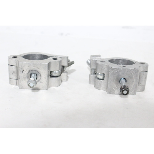 (2) TUV SUD ProBurger 500 KG 25461 KCP-831 Silver Half Coupler Stage Clamps