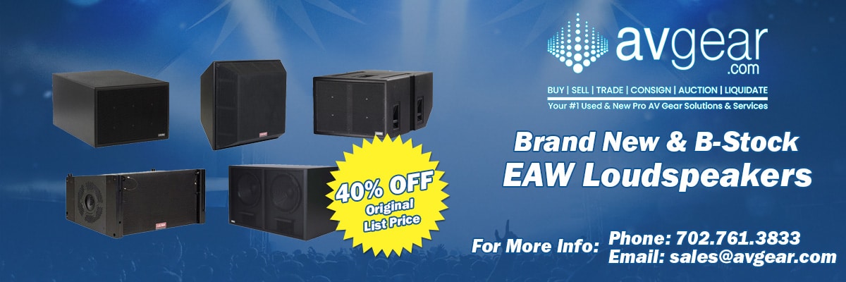 EAW Loudspeakers and Subwoofers