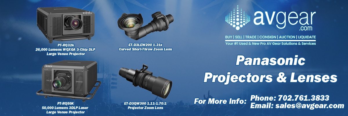 Panasonic Projectors and Lenses