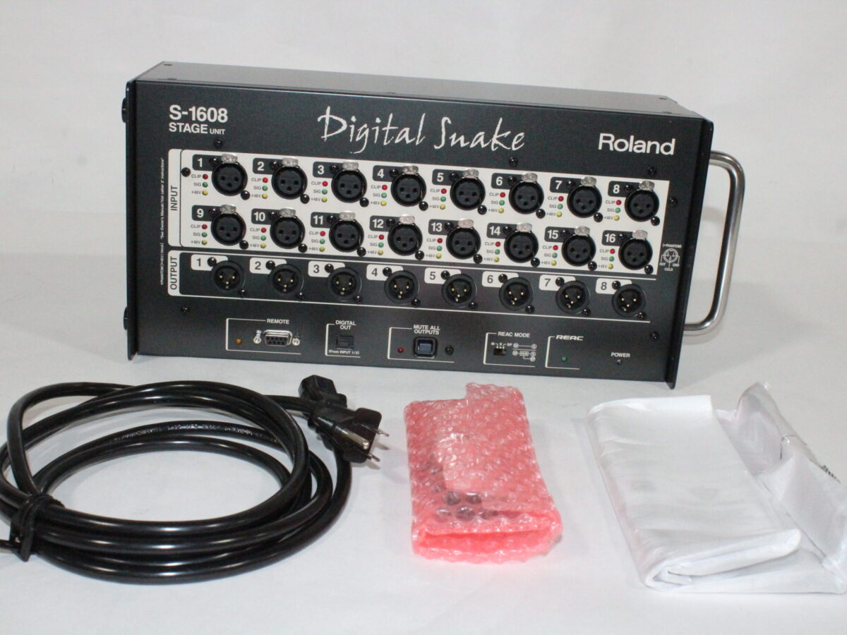 Roland S-1608 16x8 Stage Unit Digital Snake System (OPEN BOX 