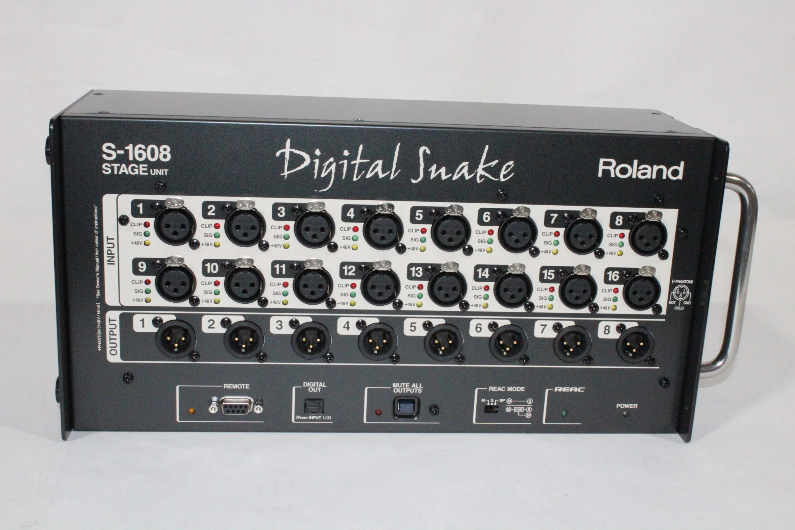 Roland S-1608 16x8 Stage Unit Digital Snake System (OPEN BOX