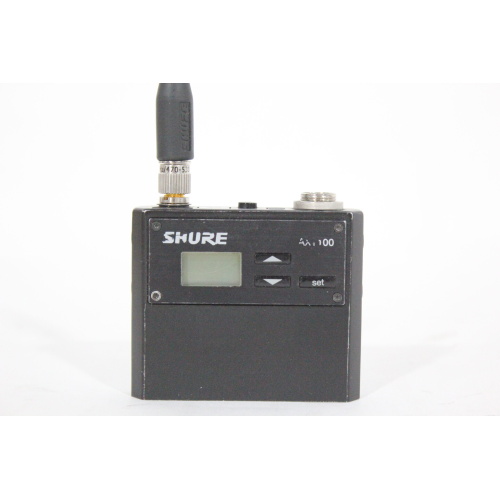 shure-axt100-g1-bodypack-transmitter-470-530-mhz-w-axt910-li-ion-battery