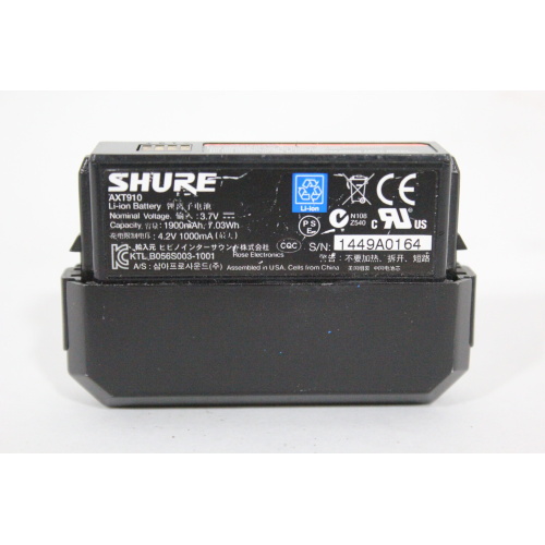 shure-axt100-g1-bodypack-transmitter-470-530-mhz-w-axt910-li-ion-battery