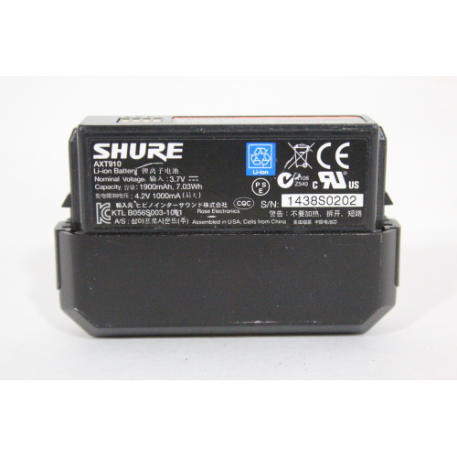 shure-axt100-g1-bodypack-transmitter-470-530-mhz-w-axt910-li-ion-battery