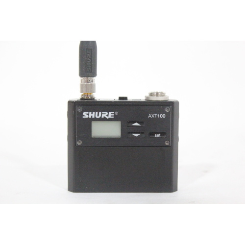 shure-axt100-g1-bodypack-transmitter-470-530-mhz-w-axt910-li-ion-battery