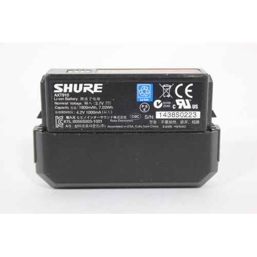 shure-axt100-g1-bodypack-transmitter-470-530-mhz-w-axt910-li-ion-battery