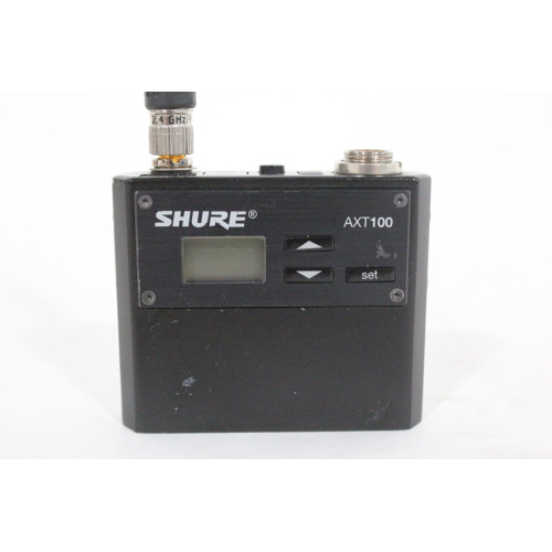 shure-axt100-g1-bodypack-transmitter-470-530-mhz-w-axt910-li-ion-battery