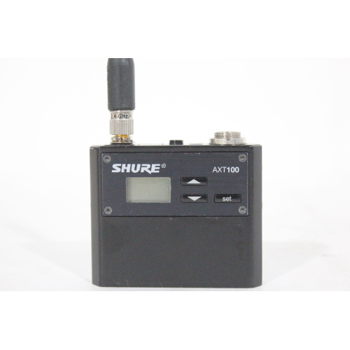 shure-axt100-g1-bodypack-transmitter-470-530-mhz-w-axt910-li-ion-battery