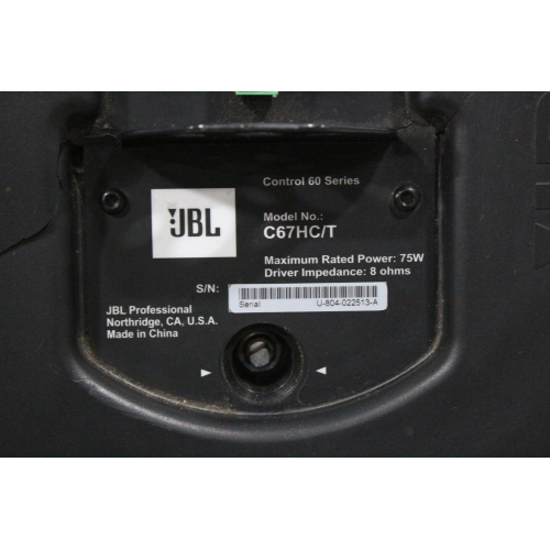 2 JBL Control 67HCT Narrow-Coverage Satellite Pendant Speaker - 5