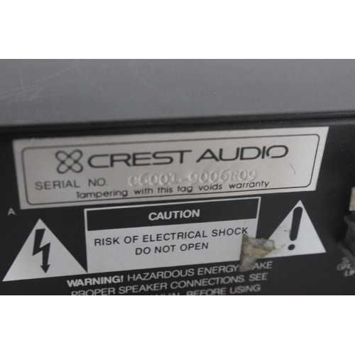 Crest Audio Amplifier 3400 watts max - 7