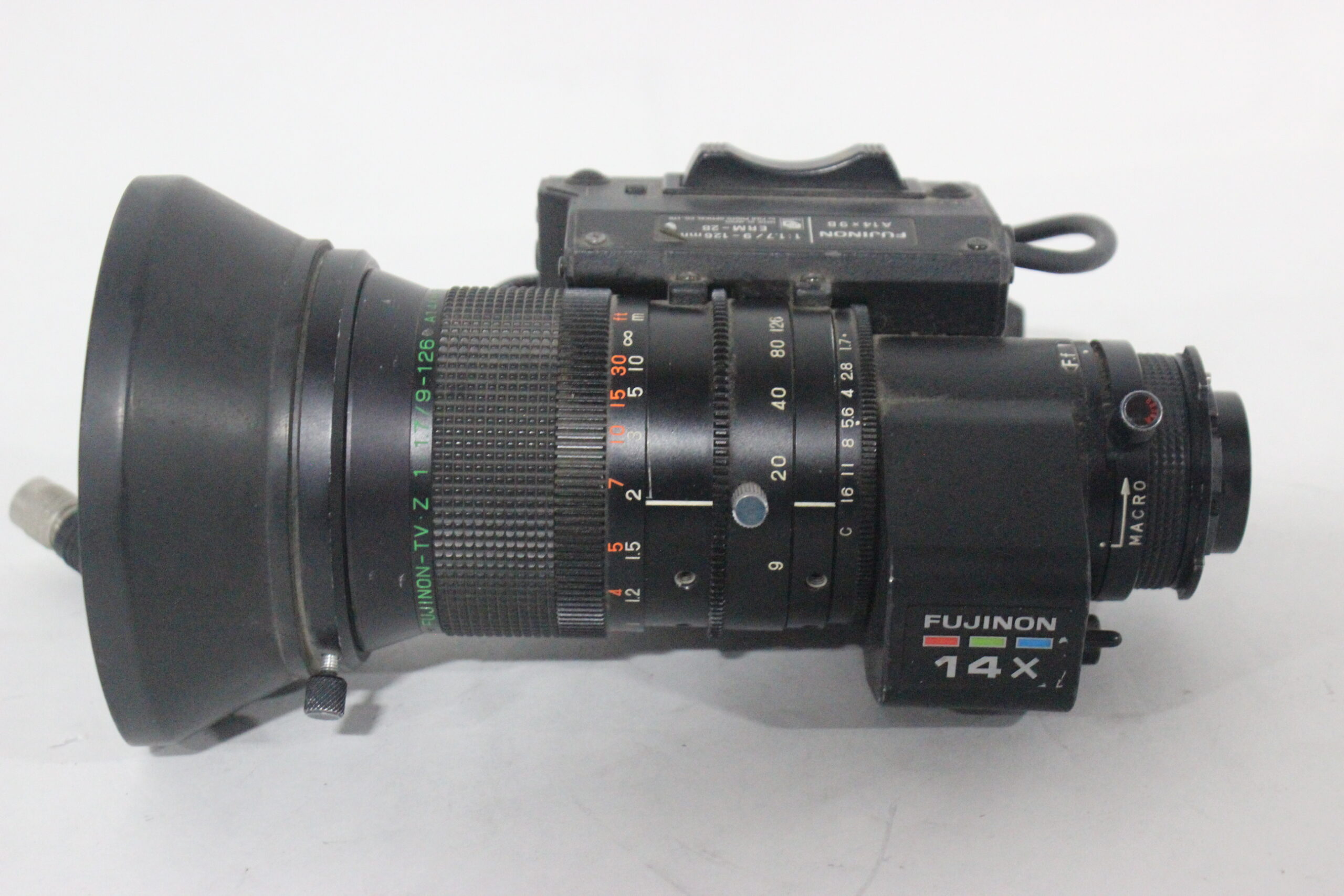 Fujinon A14x9B 1:1.7 / 9-126mm ERM-28 Broadcast Zoom Lens
