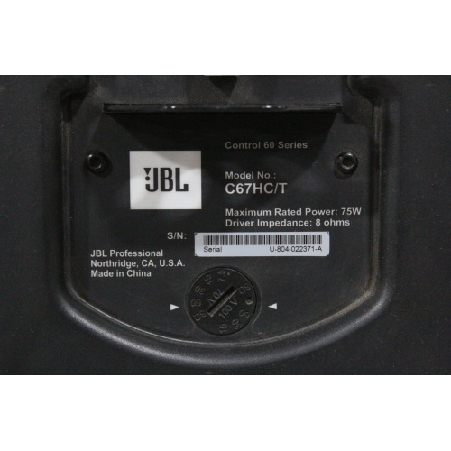 JBL Control 67HCT Narrow-Coverage Satellite Pendant Speaker - 5