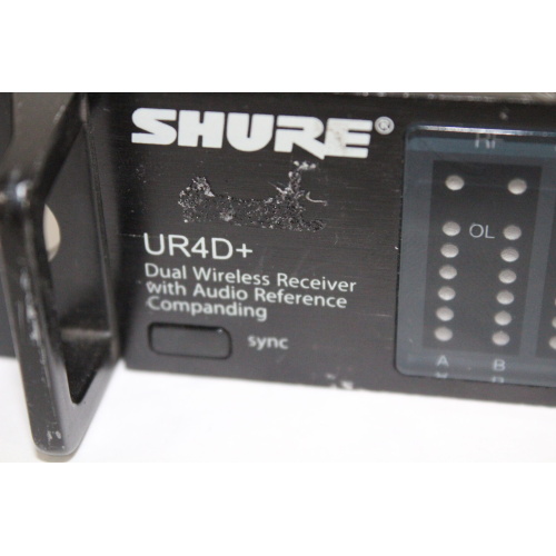 Shure UR4D+ Dual Wireless Receiver - X1 944-952 MHz - 8