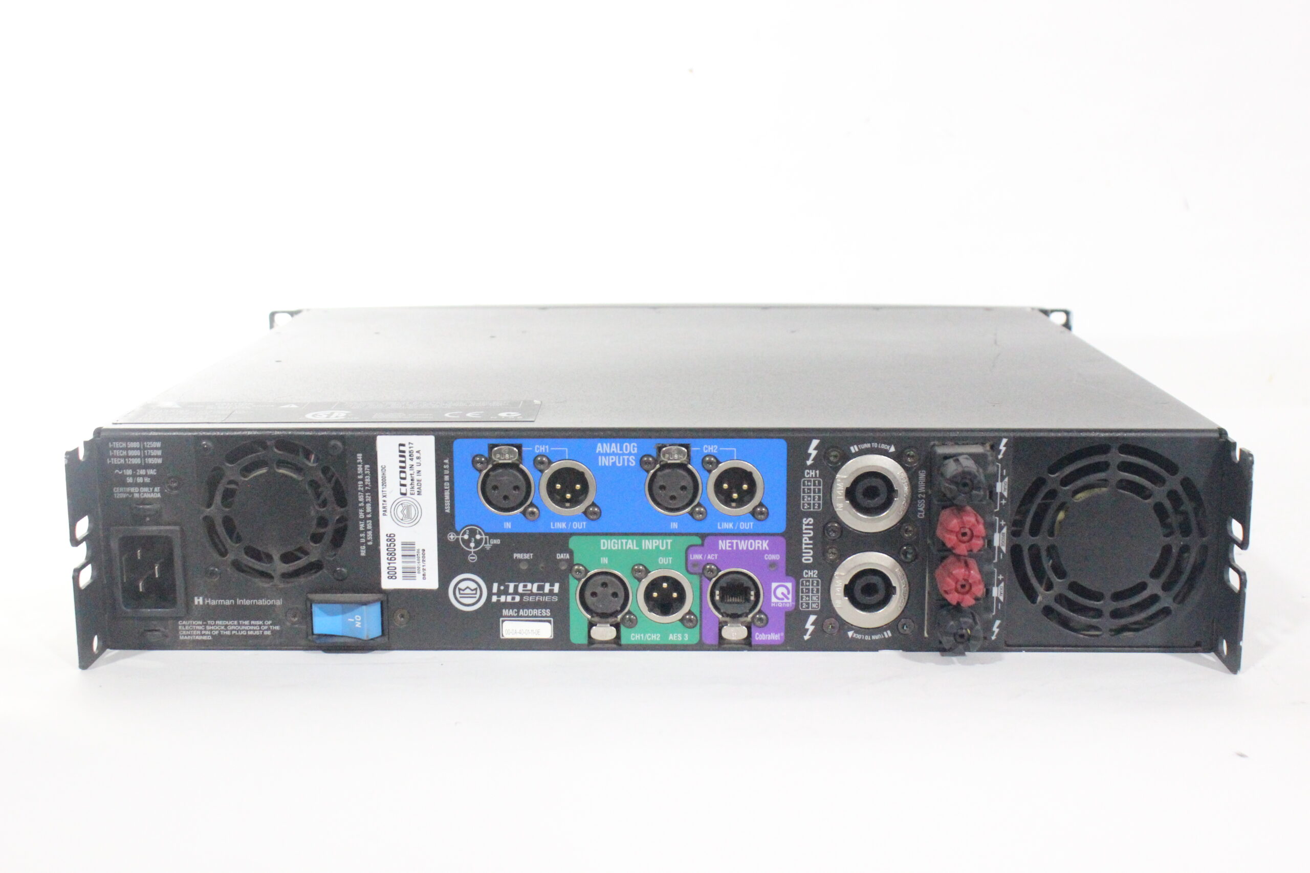 I-TECH 12000HD プロフェッショナル パワーアンプ-