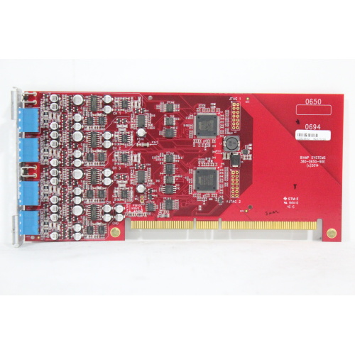 Biamp Tesira SAC-4 - 4-channel MicLine Modular Input Card w Ambient Noise Compensation - 1