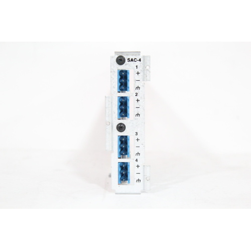 Biamp Tesira SAC-4 - 4-channel MicLine Modular Input Card w Ambient Noise Compensation - 2