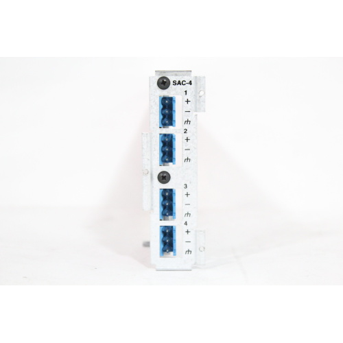 Biamp Tesira SAC-4 - 4-channel MicLine Modular Input Card w Ambient Noise Compensation - 2