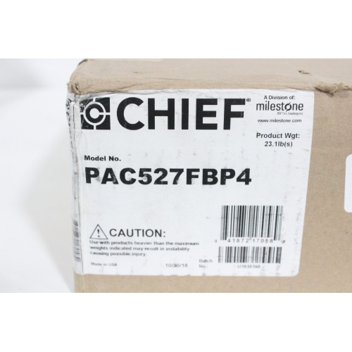 Chief Proximity In-Wall Storage Box 2 Rcpt Filter Surge, BK PAC526FBP2 - 2