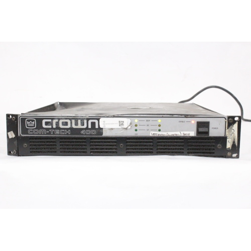 Crown Com-Tech 400 Professional Stereo 400W Power Amplifier Rackmount - 1