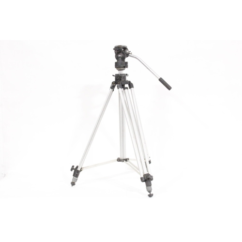 Manfrotto Bogen 3040 Tripod w 3063 Fluid Head and Pan Handle - 3