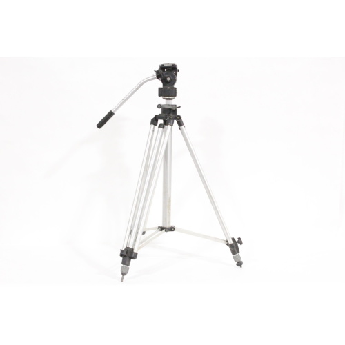 Manfrotto Bogen 3040 Tripod w 3063 Fluid Head and Pan Handle - 5
