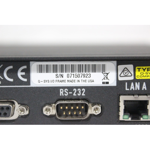 QSC Versatile Q-SYS I/O Frame Network Interface (1583-329)