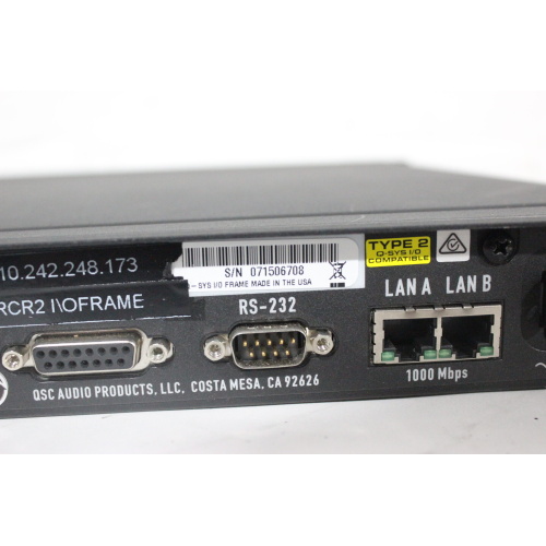 QSC Versatile Q-SYS I/O Frame Network Interface (1583-331)