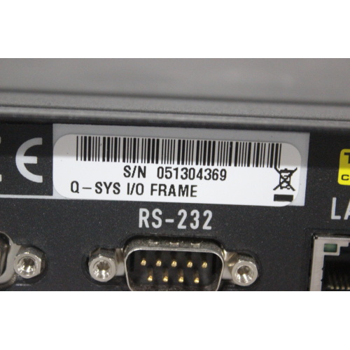 QSC Versatile Q-SYS I/O Frame Network Interface [FOR PARTS - Bad Screen] (1583-335)