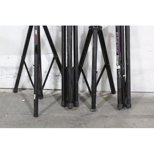 4 Tripod Speaker Stands 2 Ultimate Support Stands, 1 PRO Line 1 On Stage stand - 3