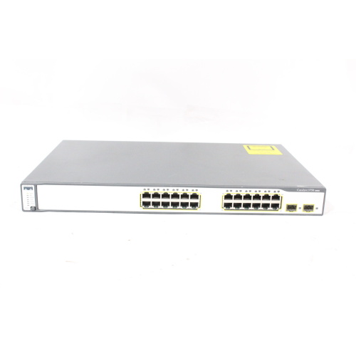 Cisco Catalyst WS-C3750-24TS-E 24-Port Ethernet Switch w 2 SFP Slots - 1