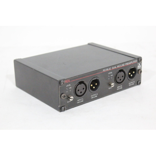 RDL RU-MLA2 - Dual Channel MicrophoneLine Preamplifier with Four Channel Audio Distribution - 1