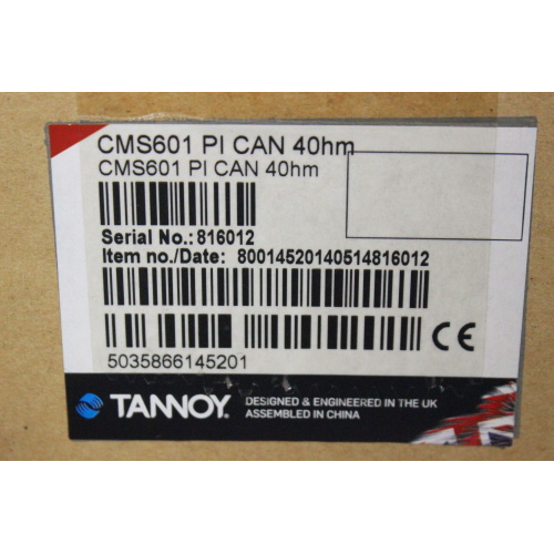 Tannoy CMS601 PI In-Ceiling Monitor - Pair - 4