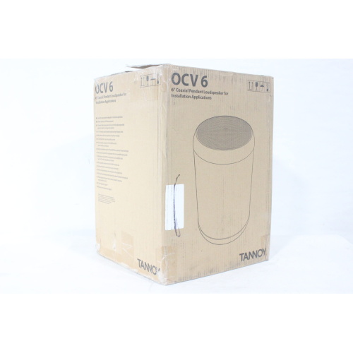 Tannoy TA-OCV6-BK 6 Coaxial Pendant Loudspeaker for Installation Applications - 6